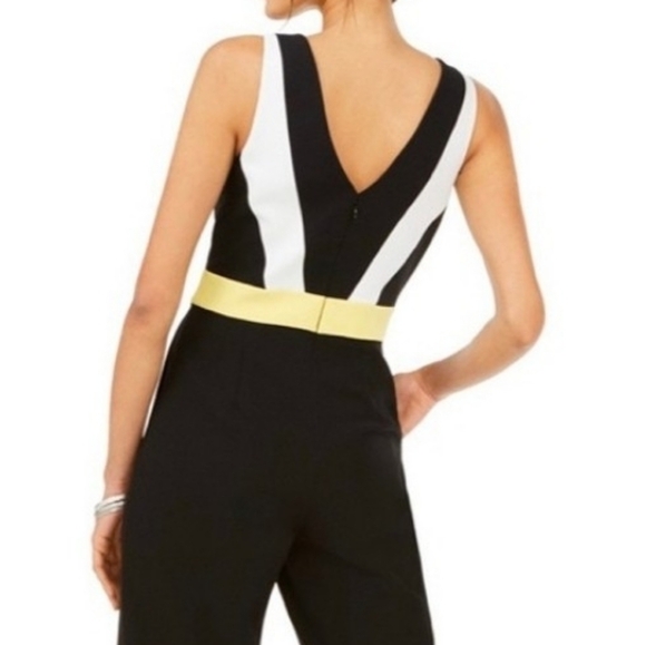 VINCE Camuto Color Block Sleeveless Jumpsuit - Picture 5 of 7